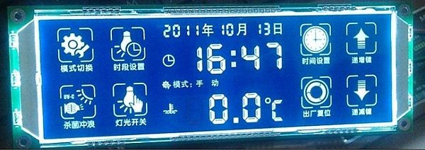 STN-灯控全透明液晶屏